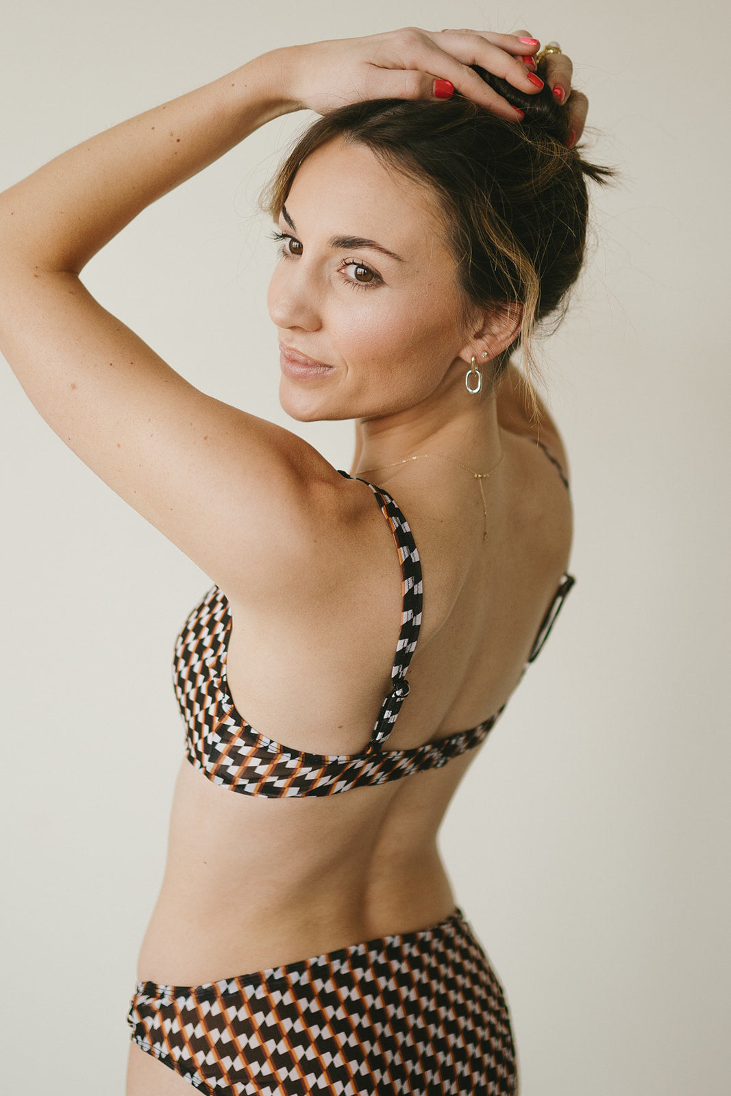 Grayton Scoop Top | Geometric