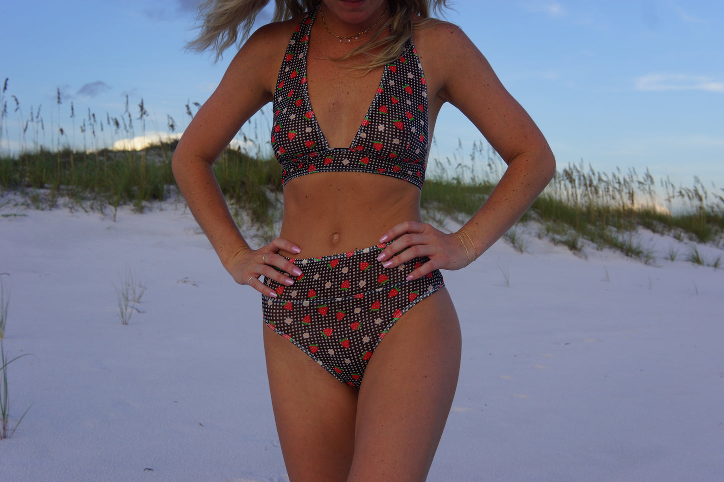 Venice High Waist Bottom | Strawberry Fields