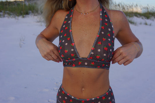 Venice Halter Top | Strawberry Fields